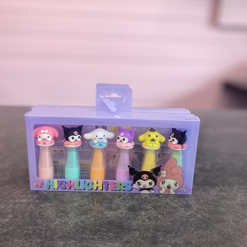 هایلایتر سانریو ۶ عددی