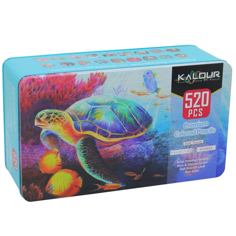 مداد رنگی ۵۲۰ رنگ کالور