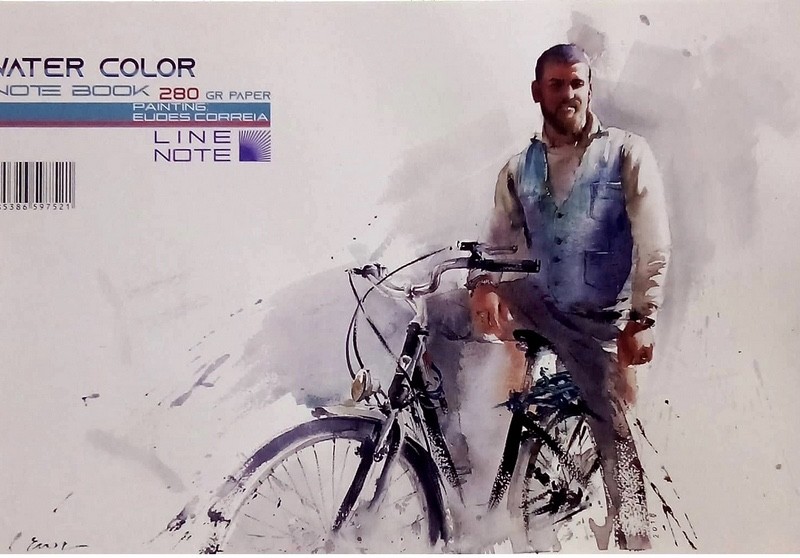 دفتر آبرنگ 280 گرم A4 لاین نت