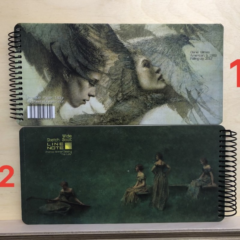 دفتر طراحی سری دانيل 140 گرم 12*24 لاين نت