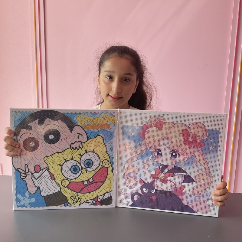 نقاشی الماسی بومی سایز ۳۰ *۳۰