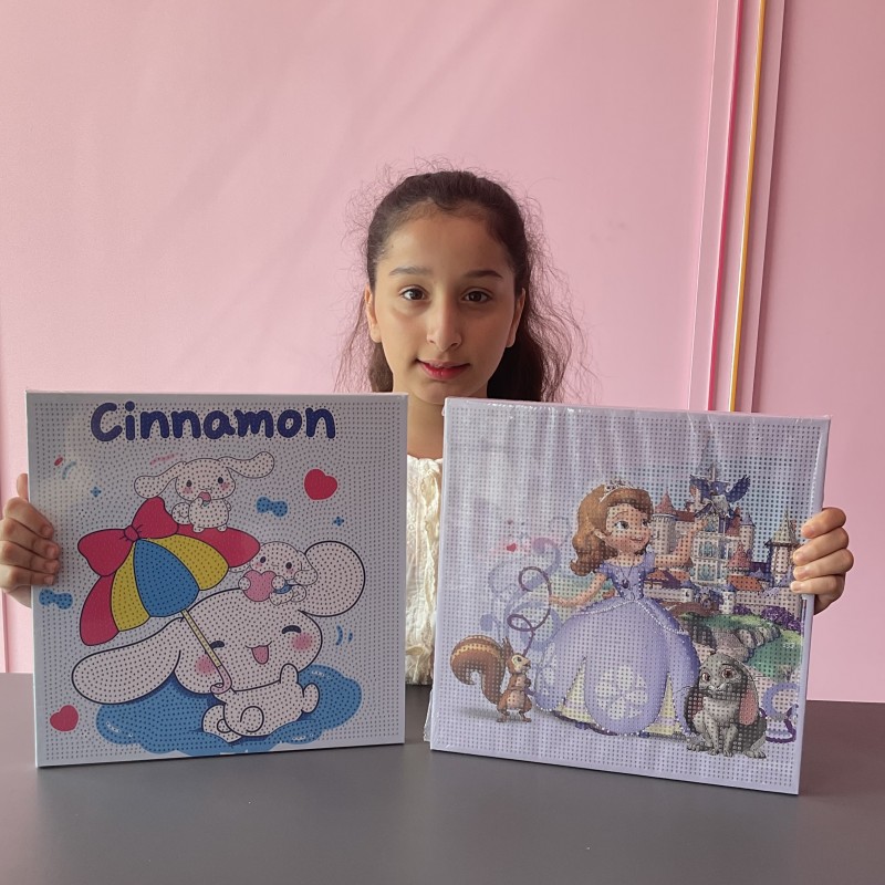 نقاشی الماسی بومی سایز ۳۰ *۳۰