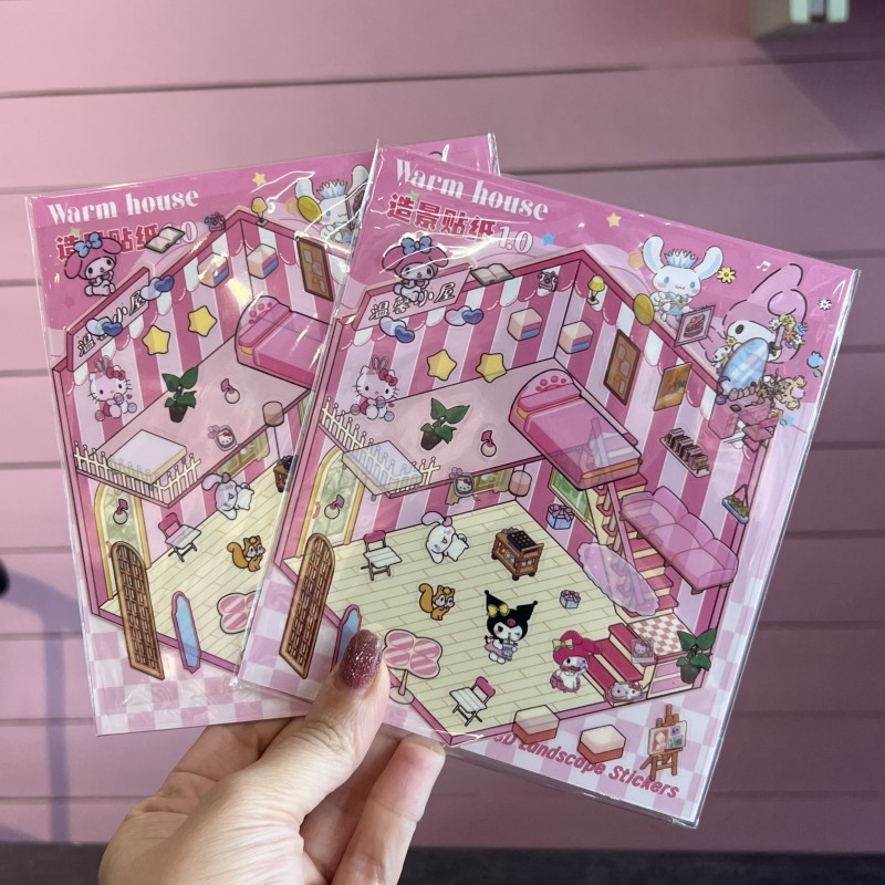 استیکر چیدمانی  ۳ بعدی