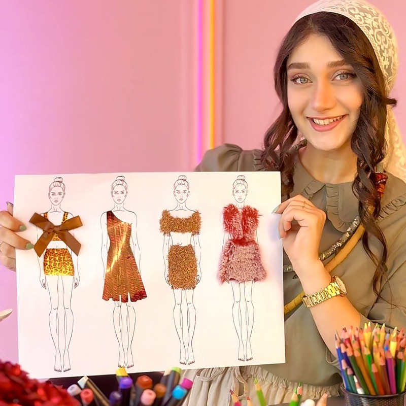 ایونت یک روزه “کلاژ طراحی لباس”!!!