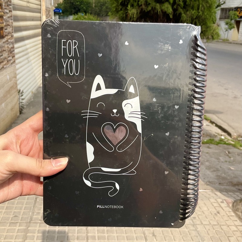 دفتر گربه black
