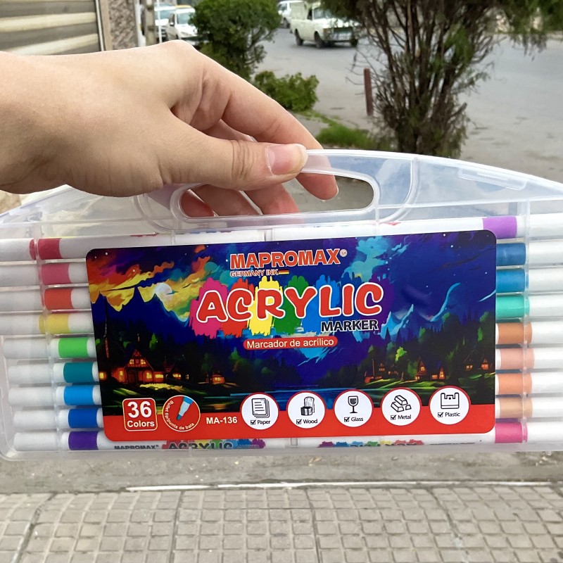 ماژیک اکریلیک  36 mapromax