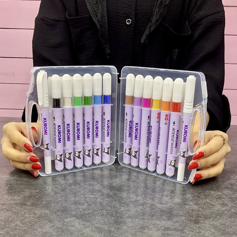 ماژیک اکرولیک ۱۲رنگ کرومی