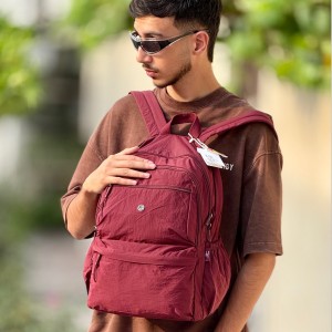کوله بوبو کد 6059 رنگ زرشکی جیگری