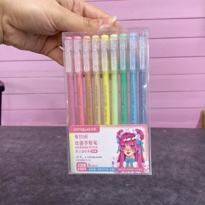 خودکار روان نویس اکلیلی ۹ رنگ‌