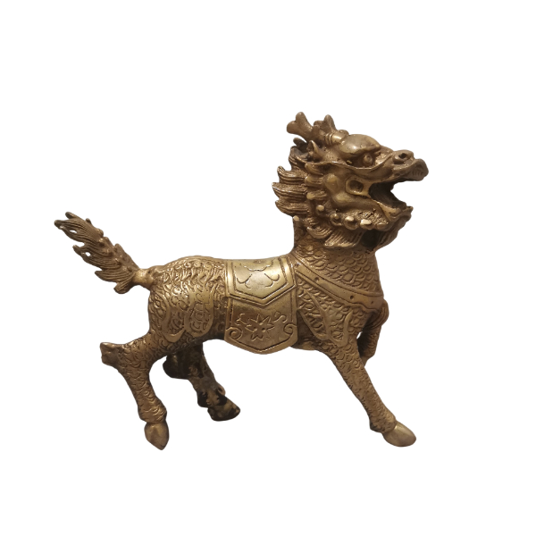 مجسمه اژدها برنزی (شیر چینی)