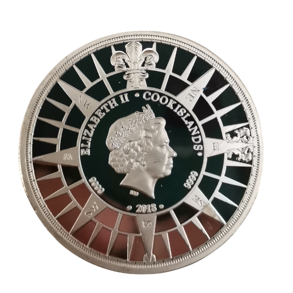 سکه الیزابت دوم انگلستان 1769-2018 میلادی ابکاری نقره