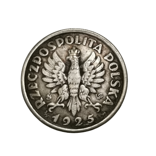 سکه 5 زلوتی لهستان 1925 میلادی