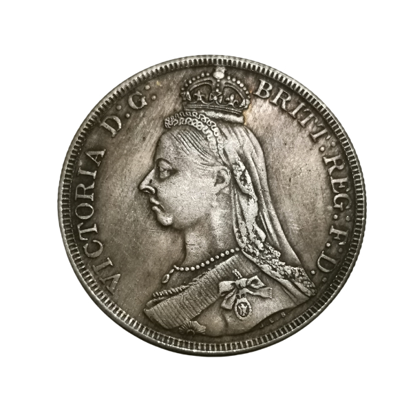سکه ویکتوریا بریتانیا کبیر 1887 میلادی