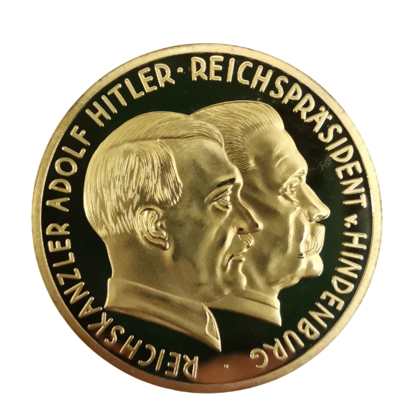 سکه المان هیتلر 1933 میلادی روکش طلا