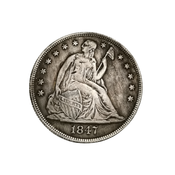 سکه دلار امریکا 1847 میلادی
