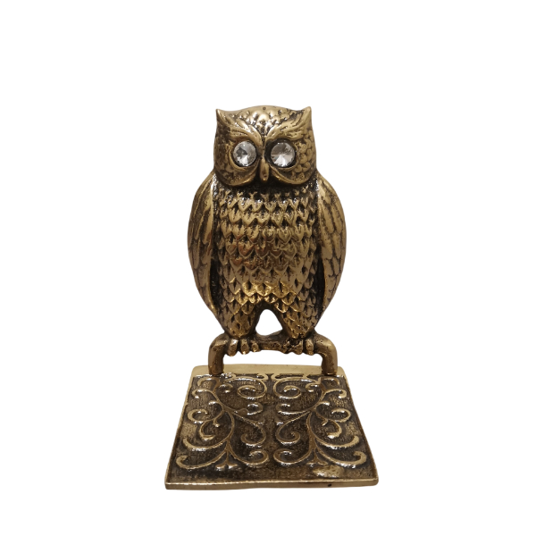 مجسمه جغد برنجی