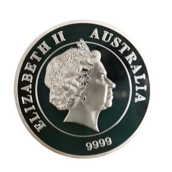 سکه استرالیا الیزابت روکش نقره