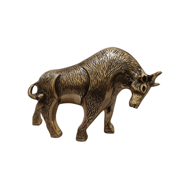 مجسمه گاو برنجی