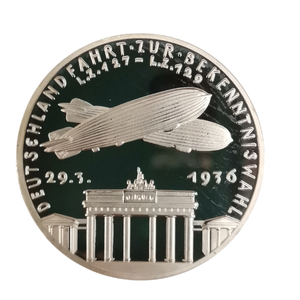 سکه المان نازی هیتلر 1936 میلادی روکش نقره