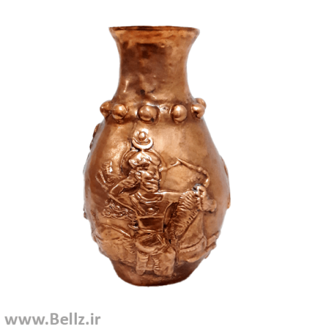 گلدان مسی نقش شاپور ساسانی