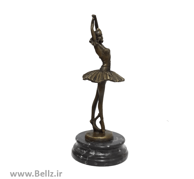 مجسمه زن بالرین برنز (۲)