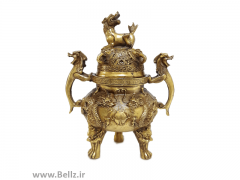 آتش دان اژدها برنزی (قندان، شکلات خوری)