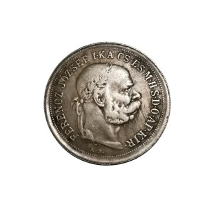 سکه 5 کرونا مجارستان 1900 میلادی