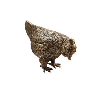 مجسمه برنجی مرغ