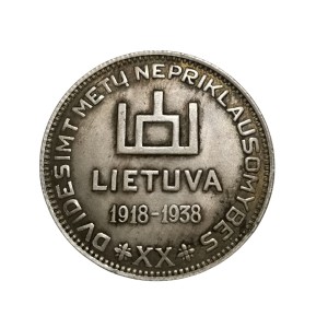 سکه لیتوانی 10 لیتو 1918-1938 میلادی