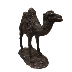 مجسمه شتر دو کوهان برنزی