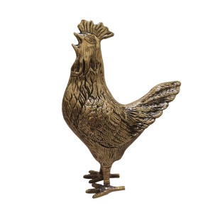 مجسمه خروس برنجی