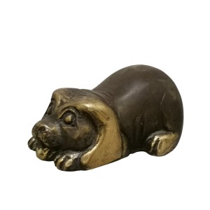 مجسمه سگ برنزی