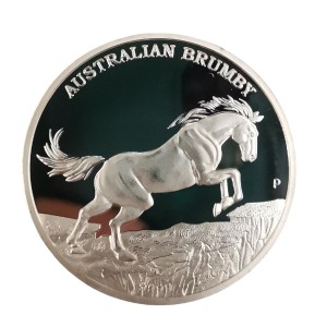 سکه برومبی استرالیا  الیزابت روکش نقره