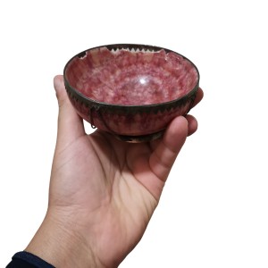 کاسه سنگ یشم قرمز قدیمی