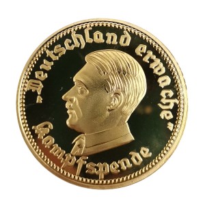 سکه هیتلر المان روکش طلا