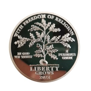 سکه لیبرتی امریکا روکش نقره 2021 میلادی