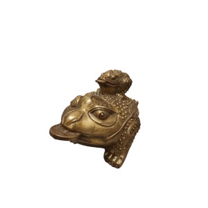 مجسمه قورباغه وزغ برنزی