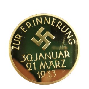 سکه المان هیتلر 1933 میلادی روکش طلا