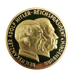 سکه المان هیتلر 1933 میلادی روکش طلا