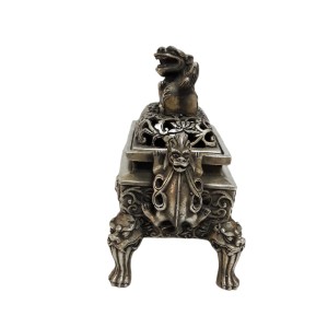 قندان شکلات خوری برنزی روکش نقره