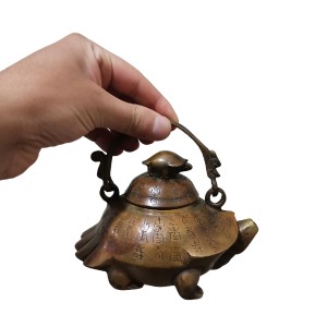 قوری لاک پشت برنزی