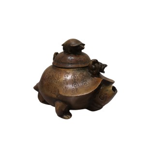 قوری لاک پشت برنزی