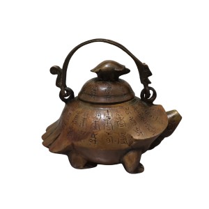 قوری لاک پشت برنزی