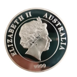 سکه یادبود الیزابت استرالیا روکش نقره