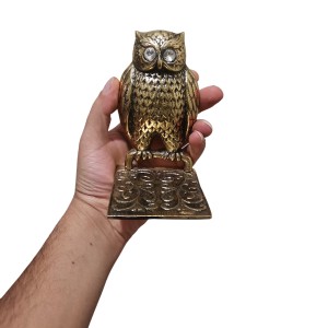 مجسمه جغد برنجی