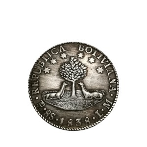 سکه بولیوی  1838 میلادی