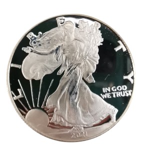 سکه یادبود امریکا روکش نقره 2021 میلادی