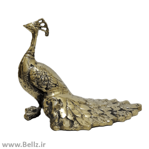 مجسمه طاووس برنجی - (کد ۲)