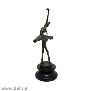 مجسمه زن بالرین برنزی (۶)