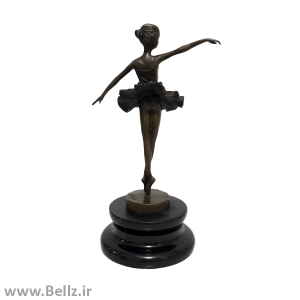 مجسمه زن بالرین برنزی (۷)